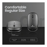 Volkano Coral series Bluetooth Wireless Mouse - Black