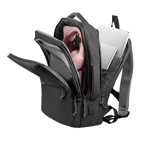 Volkano Under-Seat Traveller 15.6-inch Notebook Backpack Charcoal