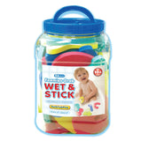 SUNTA - Bath Time Alphabet and Numbers Bath Toys In A Storage Jar