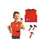 Fireman - Vest Role Play Costume With Helmet & Accessories