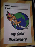 My Gold Spelling Dictionary (Lines)