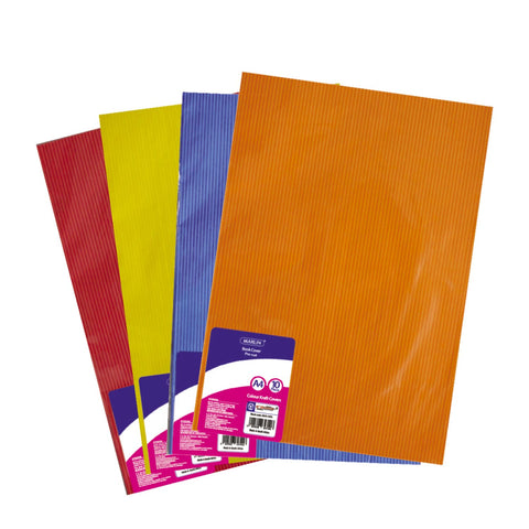 COL KRAFT PRE-CUT COVER A4 5'S