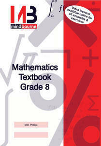 Mindbourne Mathematics Grade 8 Textbook