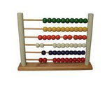 TREFOIL WOODEN ABACUS 6 ROWS 60 BEADS