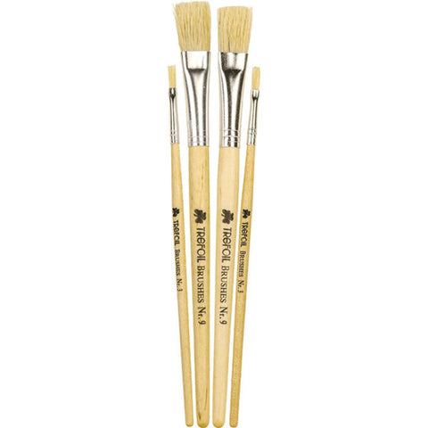 TREFOIL ARTIST FLAT L/HANDLE PAINT BRUSH #7 10`S