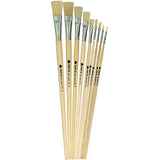 TREFOIL ARTIST FLAT S/HANDLE PAINT BRUSH #3 10`S