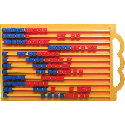 TREFOIL PLASTIC ABACUS 12 ROWS 120 SLIDES YELL