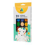 ADEL WATER COLOUR PAINT 12 TABLETS 24mm diameter
