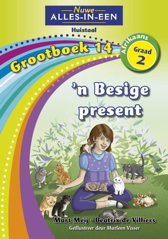 Nuwe Alles-in-Een Graad 2 Huistaal Grootboek 14: 'n Besige present