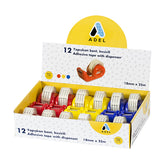 ADEL SELF ADHESIVE TAPE 18X25m WITH DISPENSER 12's