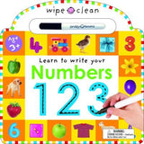 WIPE CLEN LEARNING:NUMBERS