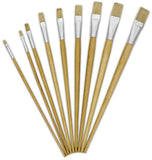 Treeline Paint Brushes Flat Synthetic & Horse Hair