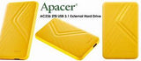 Apacer AC236 2TB USB 3.1 External Hard Drive - Yellow