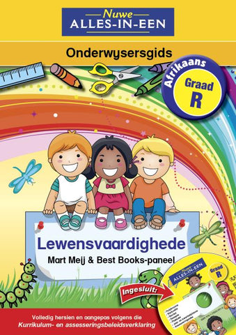 Nuwe Alles-In-Een Graad R Lewensvaardighede Onderwysersgids + CD