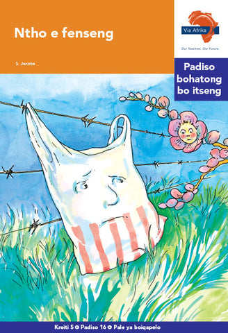 "Via Afrika Sesotho Home Language Intermediate Phase Graded Reader 16:  Ntho e fenseng (Printed book.)"