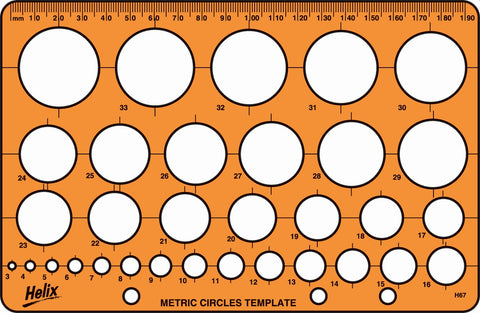 HELIX Stencil Circle Template Stencil