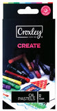 CROXLEY CREATE 8MM OIL PASTELS ROUND 16'S