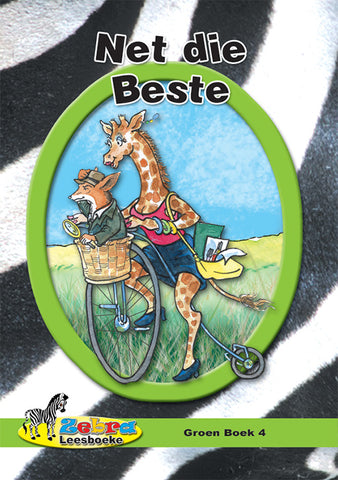 ZEBRA LEESBOEKE GRD 4 GROEN BK 4 - NET DIE BESTE