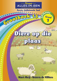 Nuwe Alles-In-Een Graad 1 Eerste Addisionele Taal Grootboek 13: Diere op die plaas