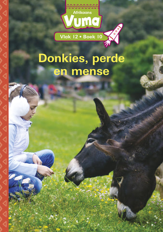 Vuma Vlak 12 Boek 10 Leesboek: Donkies, perde en mense