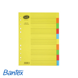 Bantex Manilla Board Dividers and Indices