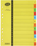 Bantex Manilla Board Dividers and Indices