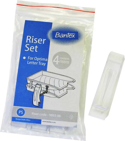 Bantex Optima Risers - Pkt 4