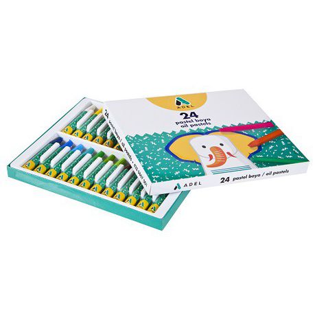 ADEL OIL PASTELS HEXAGONAL 24 COLORS