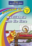 Nuwe Alles-In-Een Graad 3 Huistaal Grootboek 15: Moeilikheid met die diere