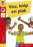 Kagiso Graad 2 Leesboek 8:   Vou, Knip en Plak