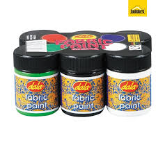 Dala 6 x 50 ml Fabric Paint Assorted