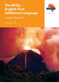 "Via Afrika English First Additional Language Grade 3 Reader 5 Stories:  1. Natural disasters  2. Animals that help us (Printed book.)"