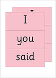 Read Write Inc Phonics Red Word Cards Cards