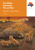 "Via Afrika Setswana Home Language Grade 7 Reader Contents: Dinaane; Dikgankhutshwe; Poko; Terama (Printed book.)"