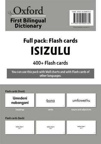 Oxford First Bilingual Dictionary all cards isiZulu