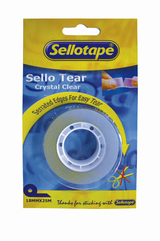 SELLOTEAR PERF TAPE 18X25 BOX 10'S