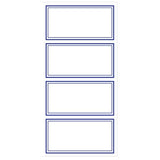 Treeline Blue Border Labels