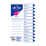 MARLIN FILE DIVIDERS / INDEXES - 160gsm BRIGHT BOARD