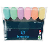 JOB 150 HIGHLIGHTER WALLET OF 6 - ALL 6 COLOURS