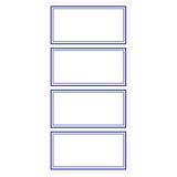 Treeline 24 blue border labels