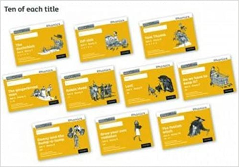 Read Write Inc. Phonics: Black and White Yellow Set 5 Storybooks Pack of 100 Paperback