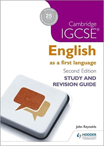 Cambridge IGCSE English First Language Study and Revision Guide (IGCSE Study Guides)
