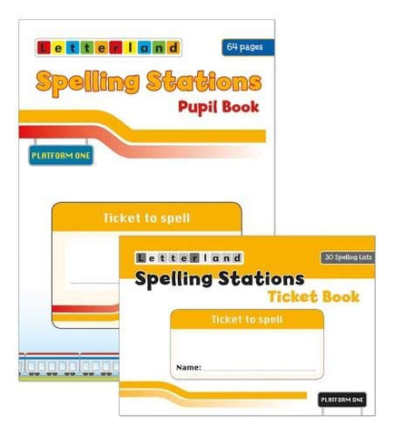 Spelling Stations Pupil Book and Ticket Book - Year 1