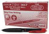Max Frank UMN-307 Signo Retractable (0.7mm Fine Gel Rollerball Retrable Comfortable) Grip)