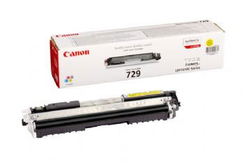 Canon Yellow 729 Toner Cartridge (1,000 Pages) for Canon LBP 7010, LBP 7018 Printers