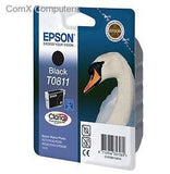 EPSON INK T0811 BLACK SWAN STYLUS