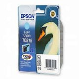 EPSON - INK - T0815 - LIGHT CYAN - SWAN - STYLUS T50 / T59 / TX700FW / TX800FW / STYLUS PHOTO 1410 / R270 / R290 / R295 / R390 / R610 / R615 / R690 / RX590 / RX610 / RX690 (REPLACED C13T08154A10)