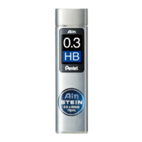 Ain Stein Pencil Lead 0.3mm HB - Kinokuniya