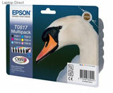 EPSON INK T081 MULTIPACK (B,C,M,Y,LC,LM) SWAN STYLUS