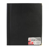 FLIP FILE EXECUTIVE LEATHER LOOK DISPLAY BOOK